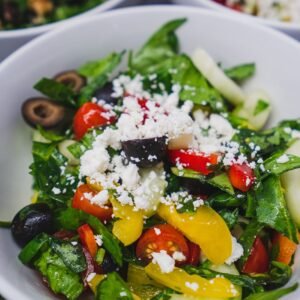 Greek Spinach Salad