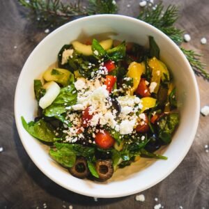 Greek Spinach Salad